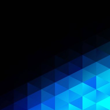 Mavi Izgara Mozaik Arkaplan, Yaratıcı Tasarım Şablonları