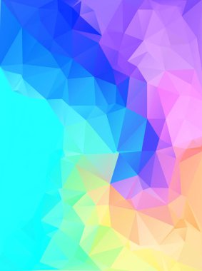 Renkli poligonal mozaik arka plan yaratıcı tasarım şablonları