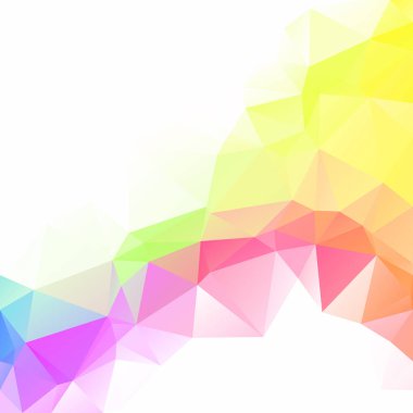 Renkli poligonal mozaik arka plan yaratıcı tasarım şablonları