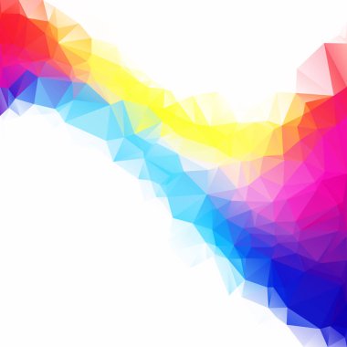 Renkli poligonal mozaik arka plan yaratıcı tasarım şablonları