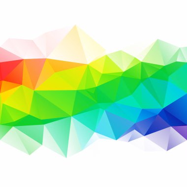 Renkli poligonal mozaik arka plan yaratıcı tasarım şablonları