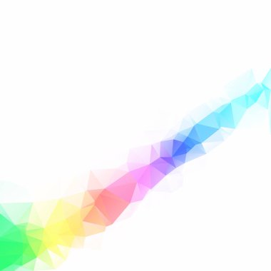 Renkli poligonal mozaik arka plan yaratıcı tasarım şablonları