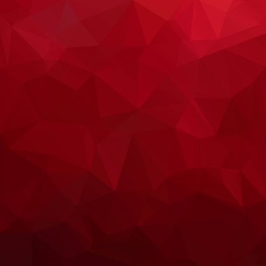 Kırmızı Çokgen Mozaik Arkaplan, Yaratıcı Tasarım Şablonları