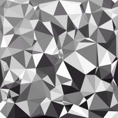 Siyah poligonal mozaik arka plan, yaratıcı tasarım şablonları