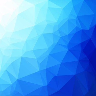 mavi çokgen mozaik arkaplan, yaratıcı tasarım şablonları