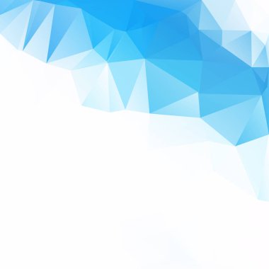 mavi çokgen mozaik arkaplan, yaratıcı tasarım şablonları