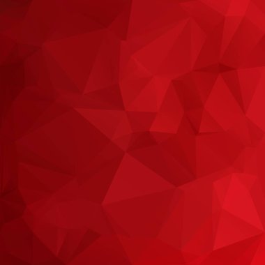Kırmızı Çokgen Mozaik Arkaplan, Yaratıcı Tasarım Şablonları