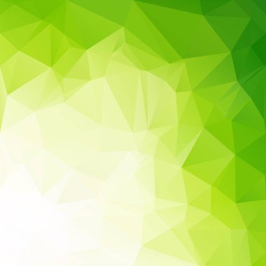 Yeşil Çokgen Mozaik Arkaplan, Yaratıcı Tasarım Şablonları