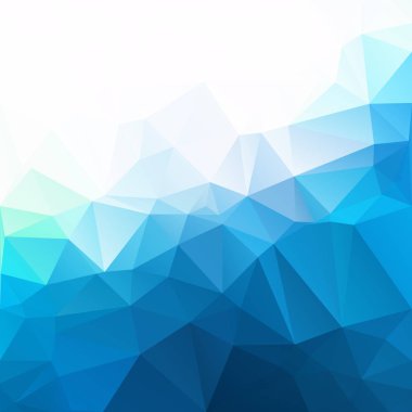 mavi çokgen mozaik arkaplan, yaratıcı tasarım şablonları