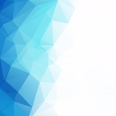 mavi çokgen mozaik arkaplan, yaratıcı tasarım şablonları