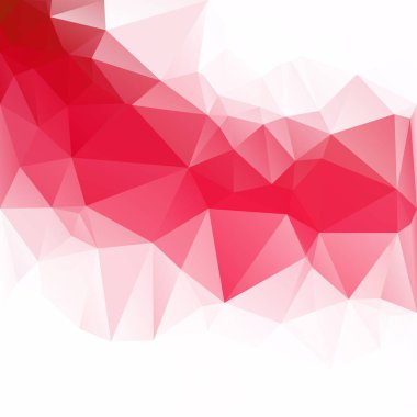 Kırmızı Çokgen Mozaik Arkaplan, Yaratıcı Tasarım Şablonları