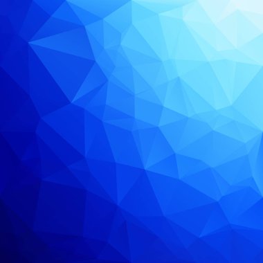 mavi çokgen mozaik arkaplan, yaratıcı tasarım şablonları