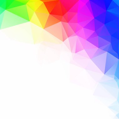 Renkli poligonal mozaik arka plan yaratıcı tasarım şablonları