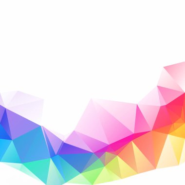 Renkli poligonal mozaik arka plan yaratıcı tasarım şablonları