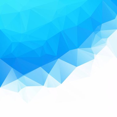 mavi çokgen mozaik arkaplan, yaratıcı tasarım şablonları