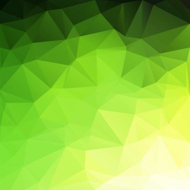 Yeşil Çokgen Mozaik Arkaplan, Yaratıcı Tasarım Şablonları