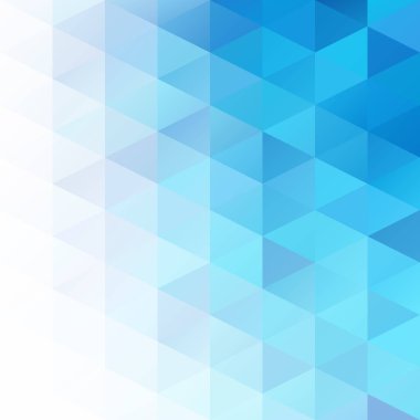 Mavi Izgara Mozaik Arkaplan, Yaratıcı Tasarım Şablonları