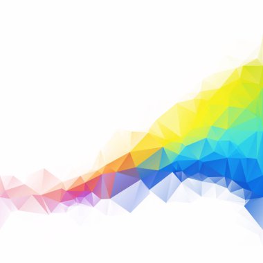 Renkli poligonal mozaik arka plan yaratıcı tasarım şablonları