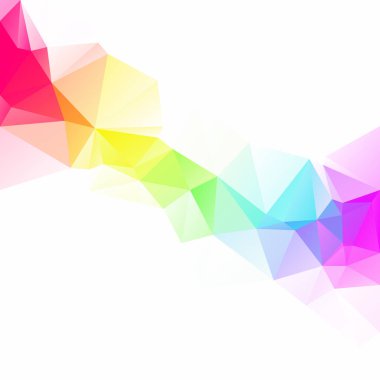 Renkli poligonal mozaik arka plan yaratıcı tasarım şablonları