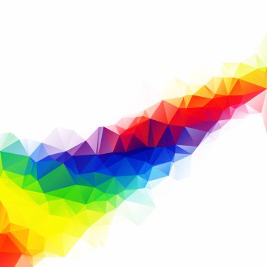 Renkli poligonal mozaik arka plan yaratıcı tasarım şablonları