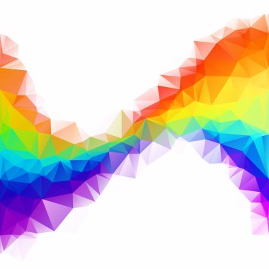 Renkli poligonal mozaik arka plan yaratıcı tasarım şablonları