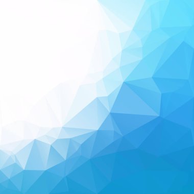 mavi çokgen mozaik arkaplan, yaratıcı tasarım şablonları