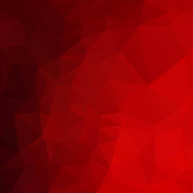 Kırmızı Çokgen Mozaik Arkaplan, Yaratıcı Tasarım Şablonları