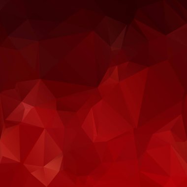 Kırmızı Çokgen Mozaik Arkaplan, Yaratıcı Tasarım Şablonları