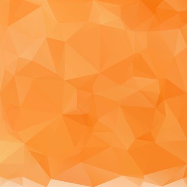 Turuncu poligonal mozaik arka plan yaratıcı tasarım şablonları