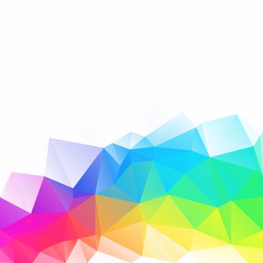Renkli poligonal mozaik arka plan yaratıcı tasarım şablonları