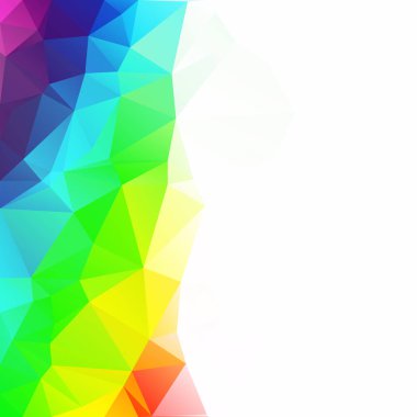 Renkli poligonal mozaik arka plan yaratıcı tasarım şablonları