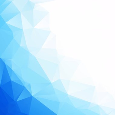 mavi çokgen mozaik arkaplan, yaratıcı tasarım şablonları