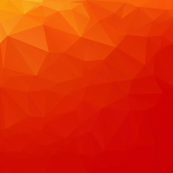 Оранжевый Полигональный Фон Креативный Дизайн — стоковый вектор