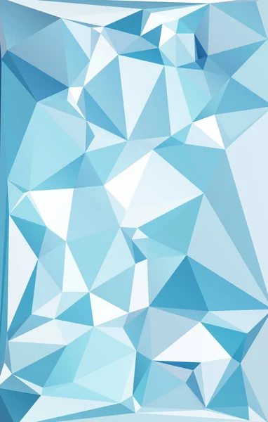 Niebieskie Wielokątne Tło Mozaiki Kreatywne Szablony Wzornictwa — Wektor stockowy