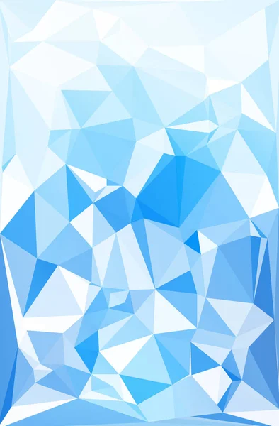蓝色多边形马赛克背景 创意设计模板 — 图库矢量图片