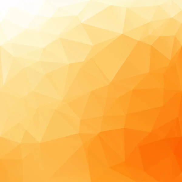 Πορτοκαλί Φόντο Πολυγωνικό Μωσαϊκά Δημιουργικό Σχεδιασμό Πρότυπα — Διανυσματικό Αρχείο