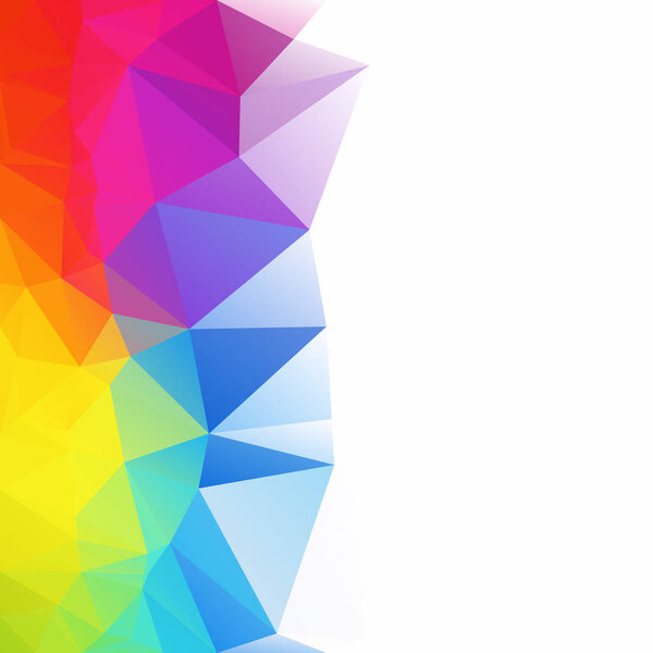 Colorful Polygonal Mosaic Background, Creative Design Templates