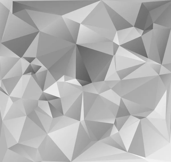 Grauweißer Polygonaler Hintergrund Kreative Design Vorlagen — Stockvektor