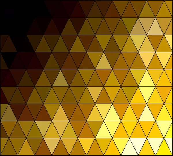 Gelb Quadratische Gittermosaik Hintergrund Kreative Design Vorlagen — Stockvektor