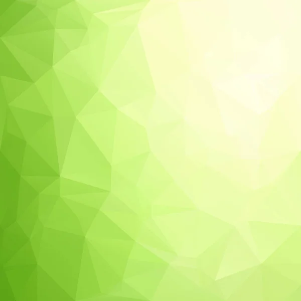 Πράσινο Πολυγωνικό Ψηφιδωτό Φόντο Πρότυπα Δημιουργικού Σχεδιασμού — Διανυσματικό Αρχείο