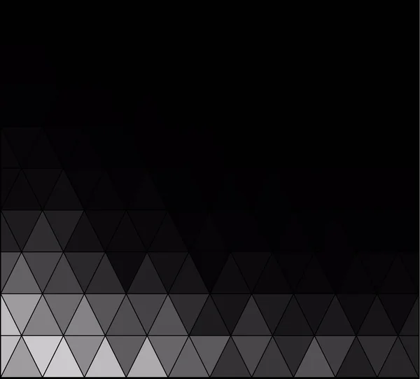 黒正方形グリッド モザイクの背景 創造的なデザイン テンプレート — ストックベクタ
