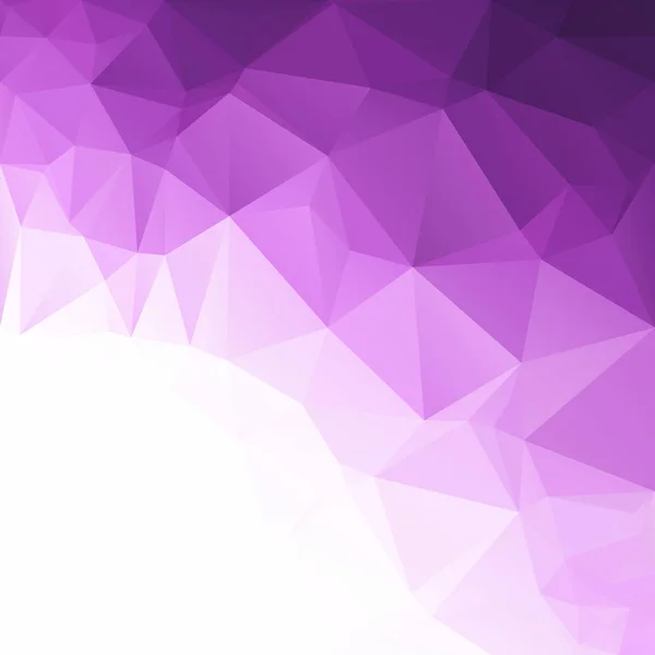 Fundo Mosaico Poligonal Roxo Modelos Design Criativo — Vetor de Stock