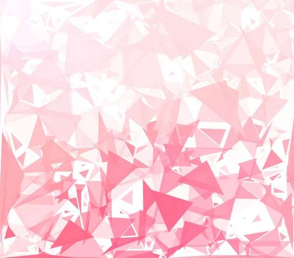 Pink Break Mosaic Background Creative Design Templates — Stock Vector