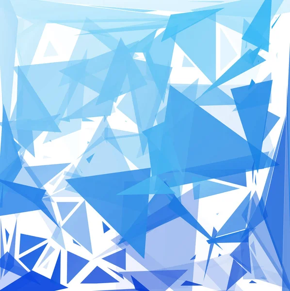 青い壊れ目モザイクの背景 創造的なデザイン テンプレート — ストックベクタ