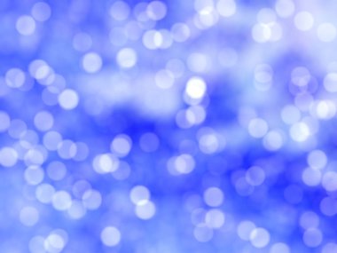 Ufuk benzersiz Soyut Mavi Bokeh şenlikli ışıklar