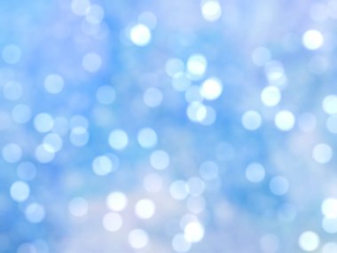 Ufuk benzersiz Soyut Mavi Bokeh şenlikli ışıklar