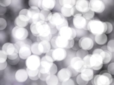 Ufuk benzersiz soyut gri beyaz Bokeh şenlikli ışıklar