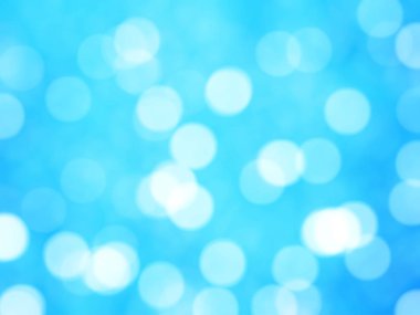 Ufuk benzersiz Soyut Mavi Bokeh şenlikli ışıklar