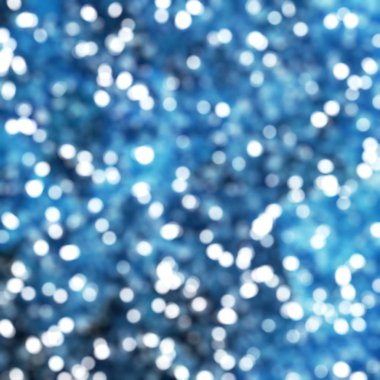 Ufuk benzersiz Soyut Mavi Bokeh şenlikli ışıklar