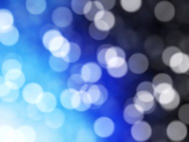 Ufuk benzersiz Soyut Mavi Bokeh şenlikli ışıklar